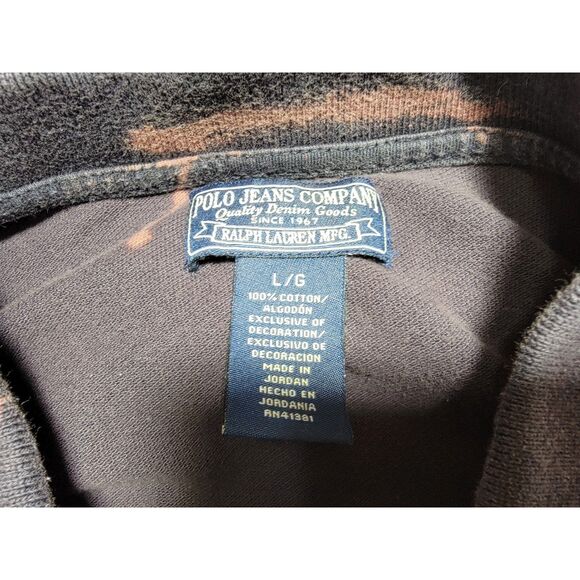 Ralph Lauren Purple Tie Dye Polo Shirt - Large - Picture 4 of 5